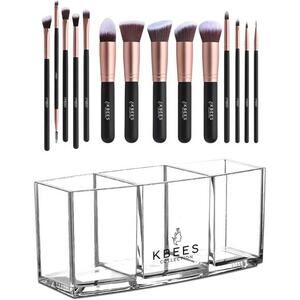 Makeup‎ Organizer Set with 14 Makeup Brushes